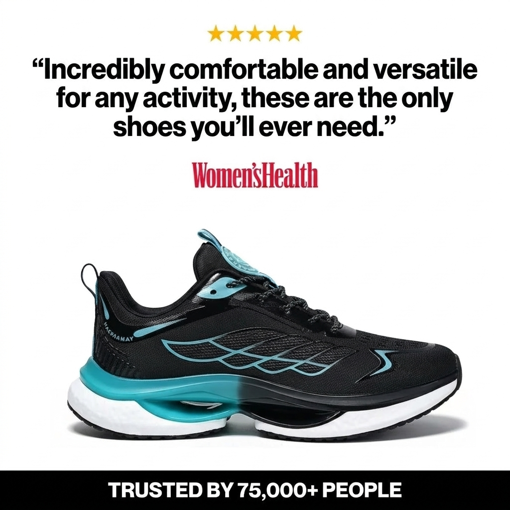 Kestrel - Wide Toe Box, Hands Free & Supportive Walking Shoes