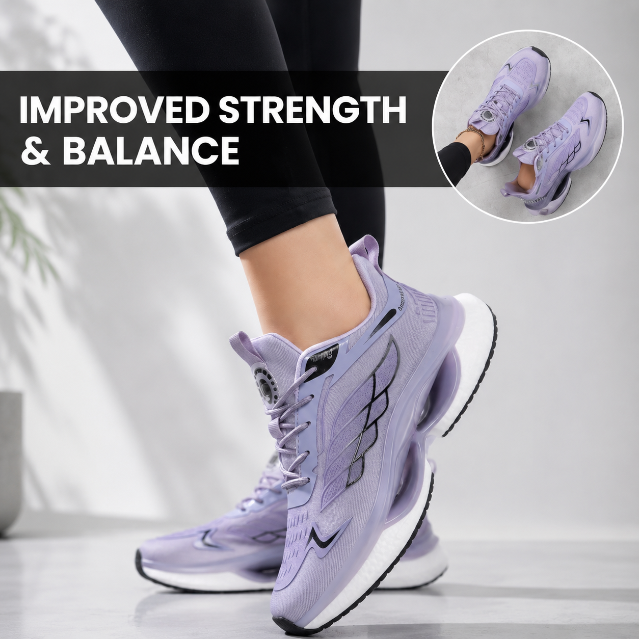 Kestrel - Wide Toe Box, Hands Free & Supportive Walking Shoes